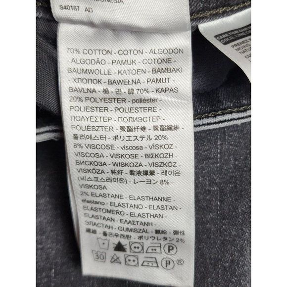 Levi's Black 721 High Rise Skinny Size 30 Jeans - Picture 9 of 11